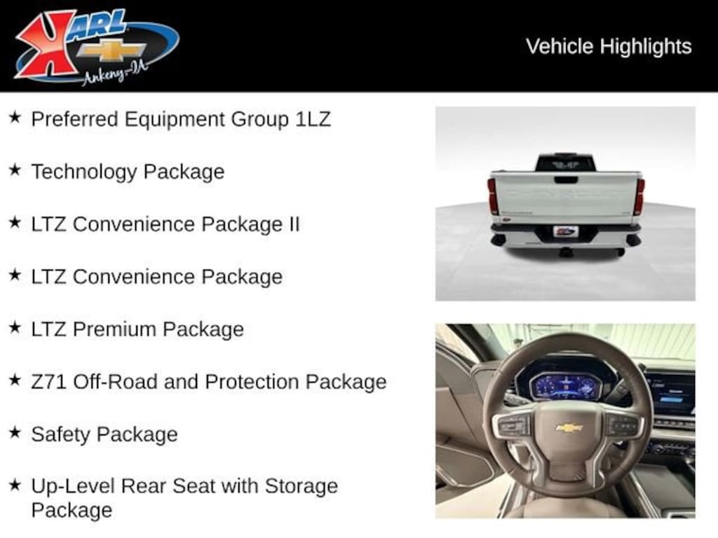 Used 2025 Chevrolet Silverado 2500 HD LTZ Truck Crew Cab