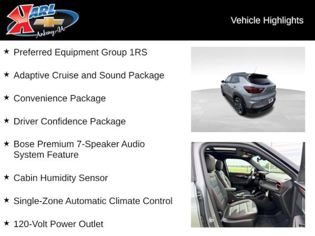 Used 2026 Chevrolet Trailblazer RS SUV