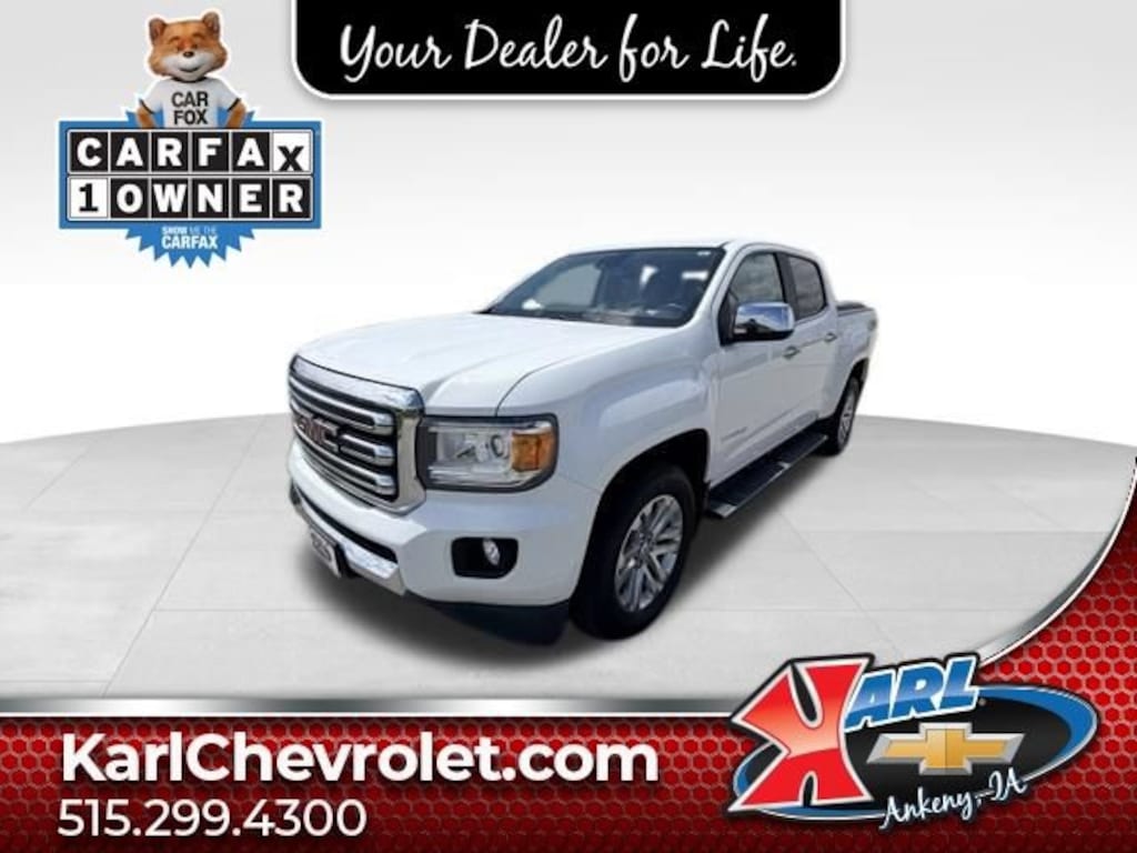 Used 2016 GMC Canyon 4WD SLT Truck Crew Cab