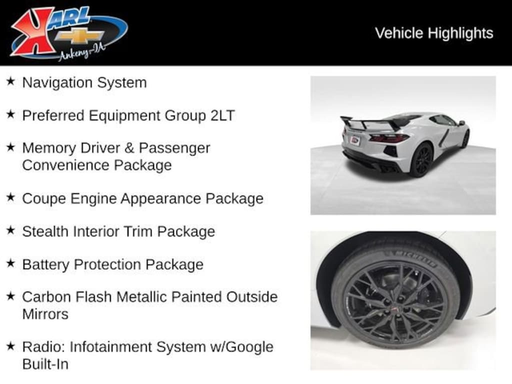 New 2026 Chevrolet Corvette Stingray 2LT Coupe