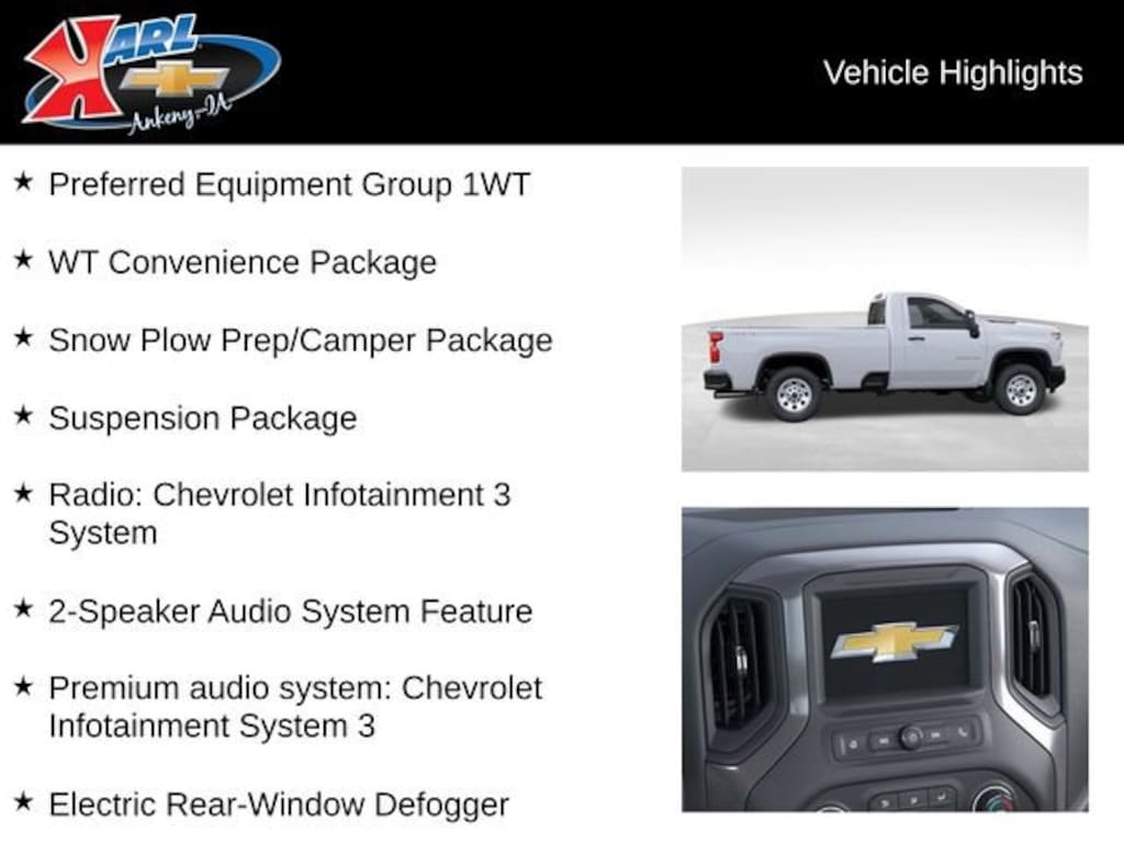 New 2026 Chevrolet Silverado 3500 HD WT Truck Regular Cab