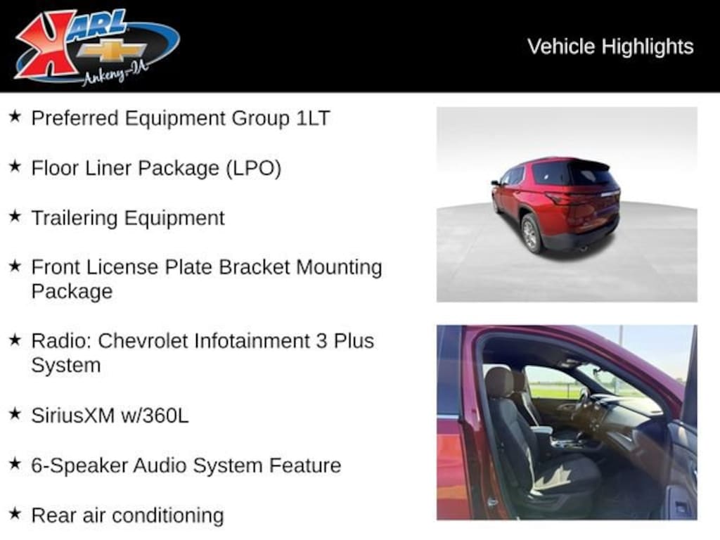 Used 2023 Chevrolet Traverse LT Cloth SUV