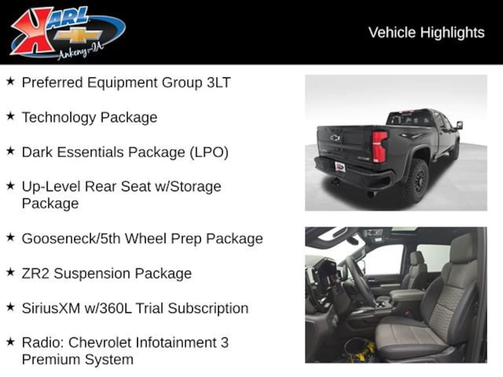 New 2026 Chevrolet Silverado 2500 HD ZR2 Truck Crew Cab