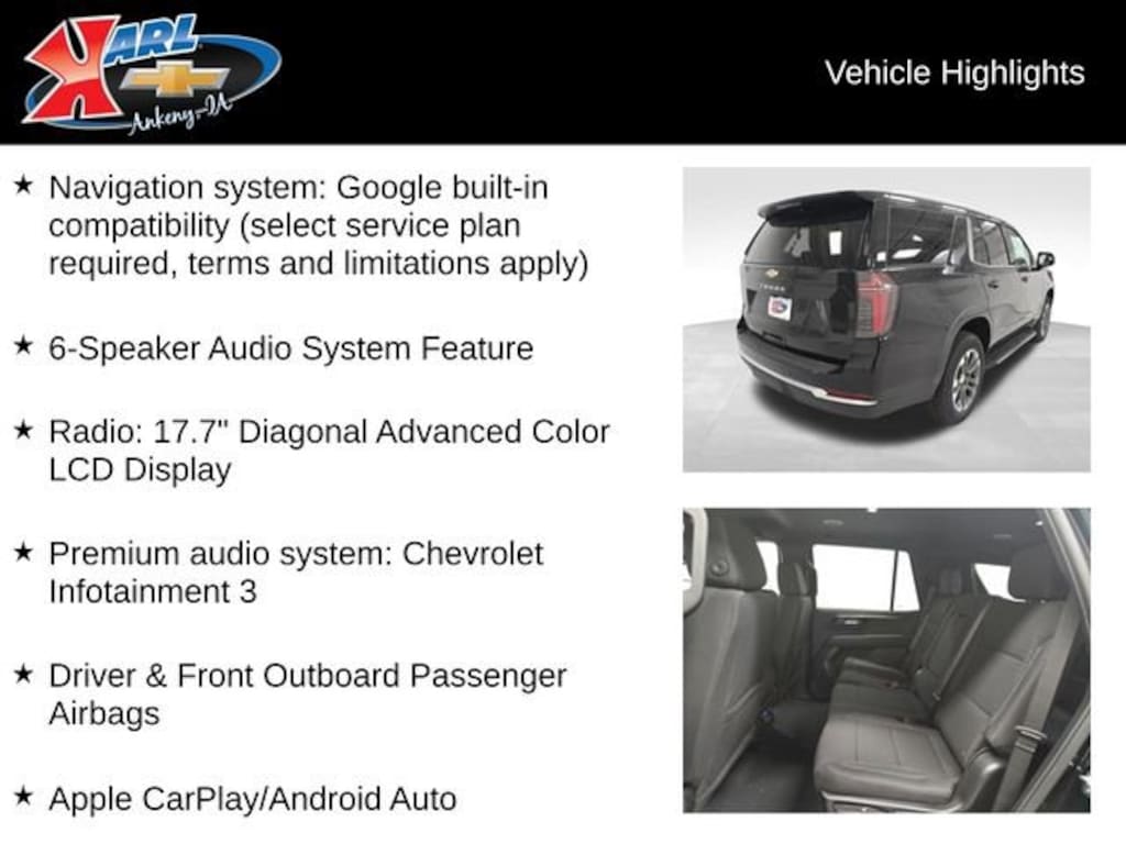 New 2026 Chevrolet Tahoe LS SUV