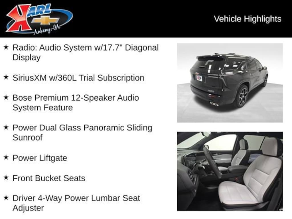 New 2026 Chevrolet Traverse High Country SUV