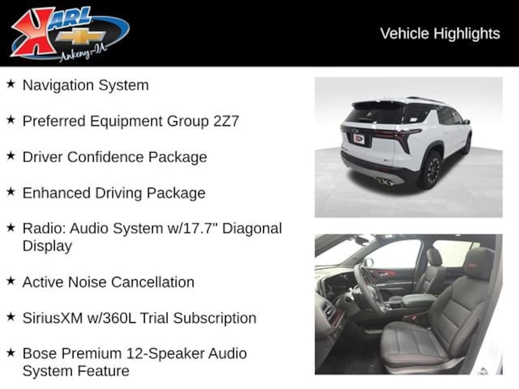 New 2026 Chevrolet Traverse Z71 SUV
