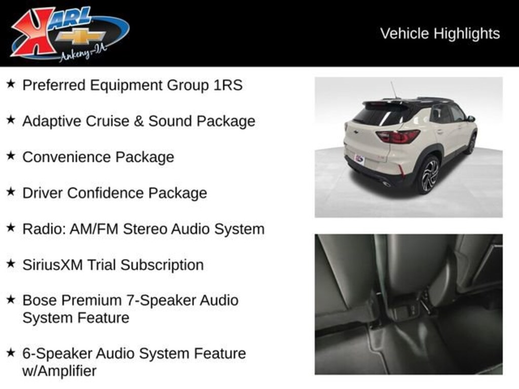 New 2026 Chevrolet Trailblazer RS SUV