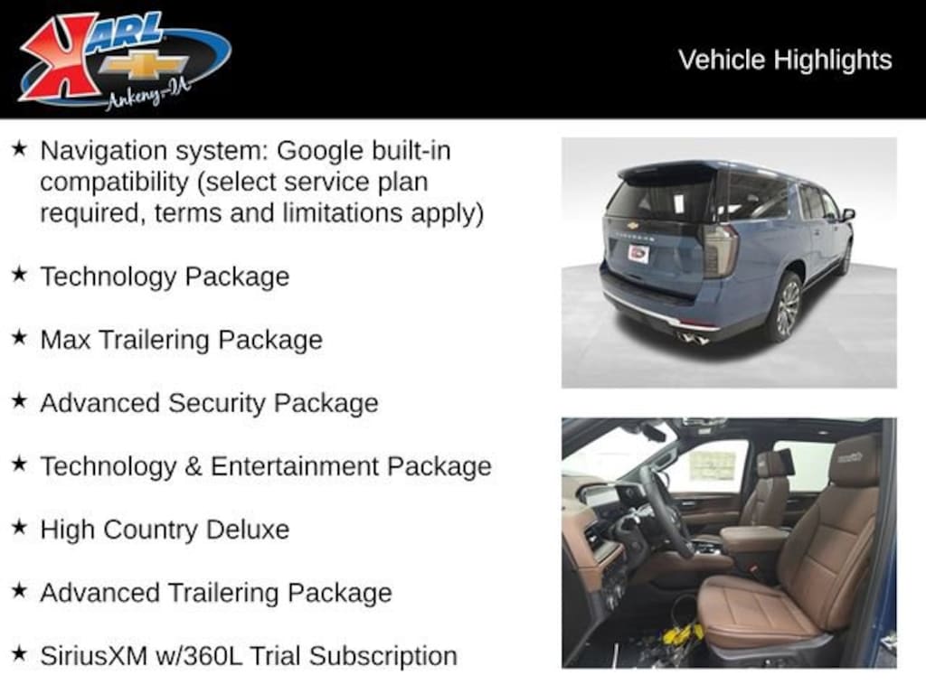 New 2026 Chevrolet Suburban High Country SUV