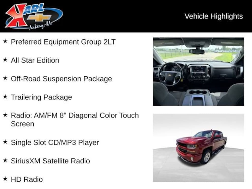 Used 2018 Chevrolet Silverado 1500 LT Truck Crew Cab