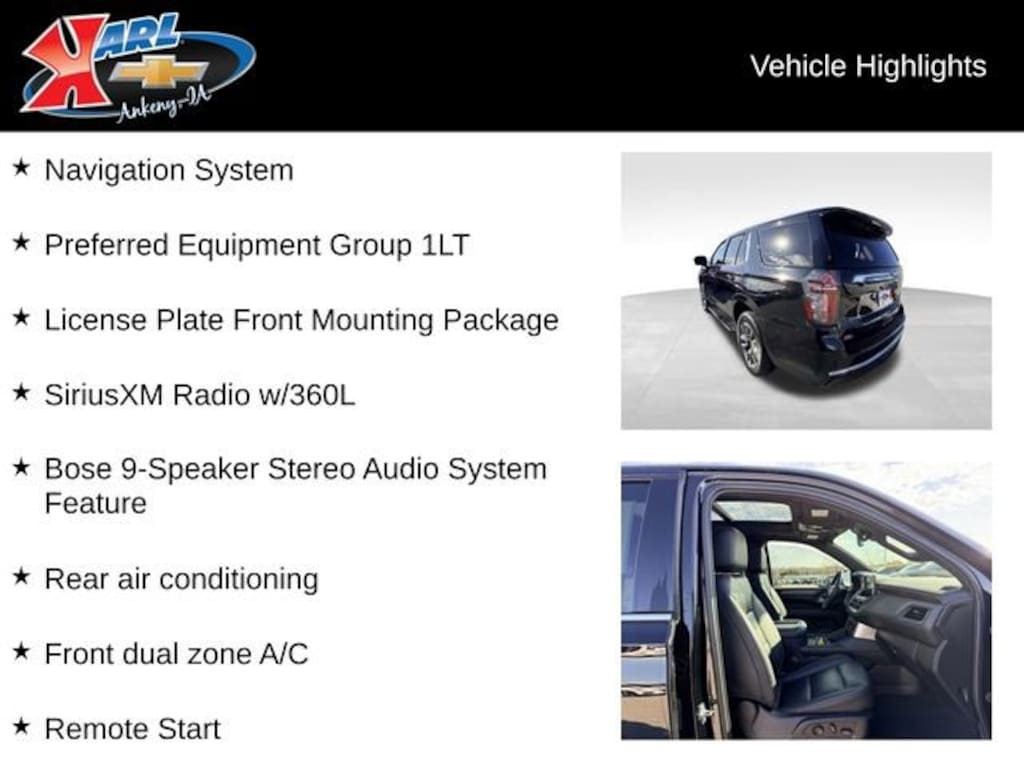 Used 2023 Chevrolet Tahoe LT SUV