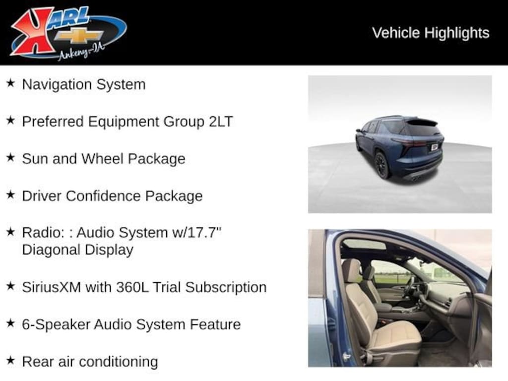 Used 2025 Chevrolet Traverse LT SUV