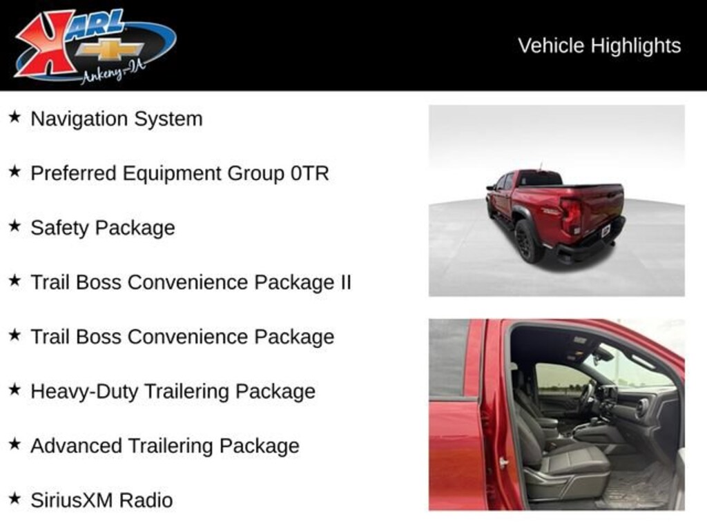 Used 2024 Chevrolet Colorado Trail Boss Truck Crew Cab