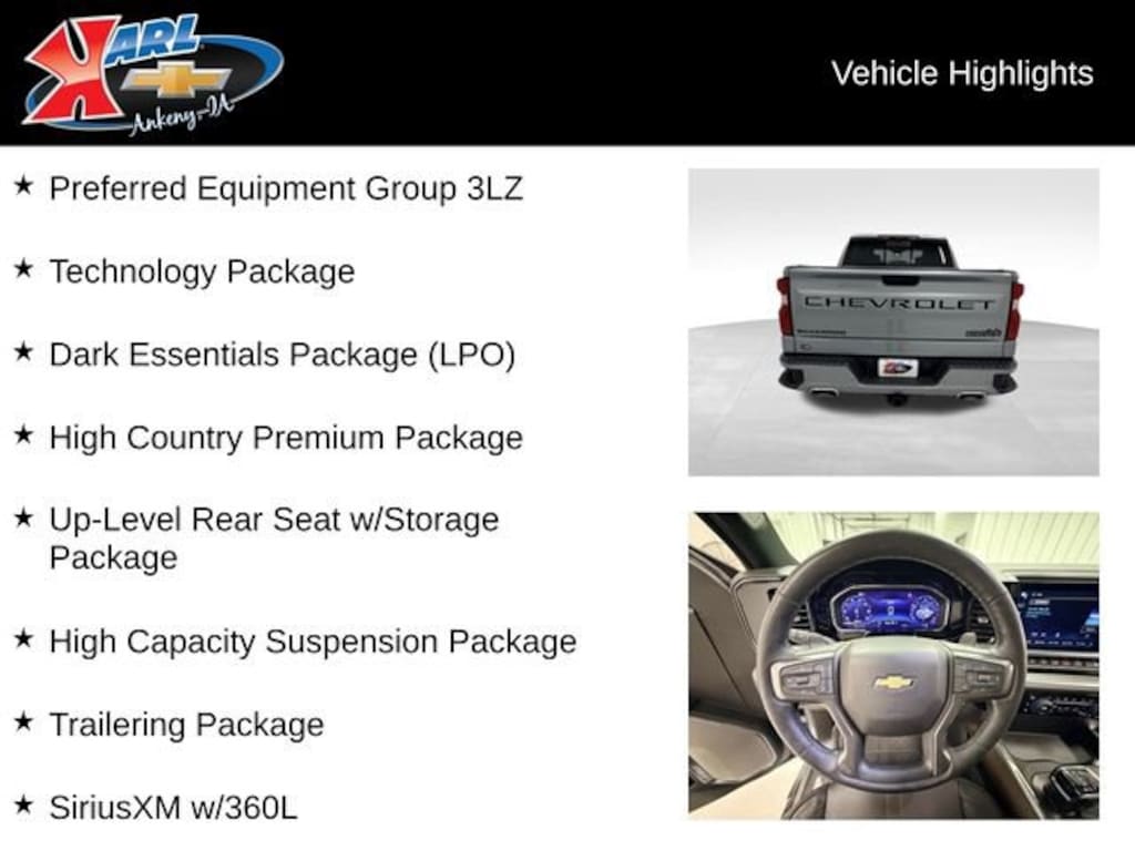 Used 2024 Chevrolet Silverado 1500 High Country Truck Crew Cab