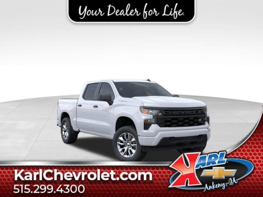 New 2026 Chevrolet Silverado 1500 Custom Truck Crew Cab