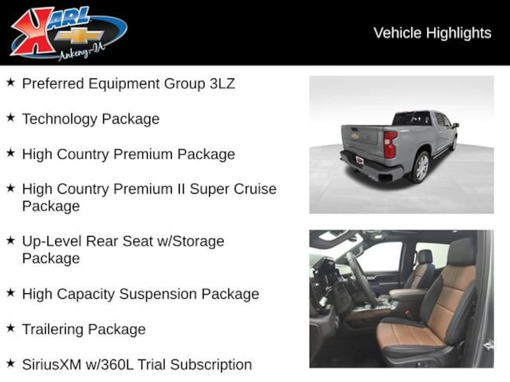 New 2026 Chevrolet Silverado 1500 High Country Truck Crew Cab