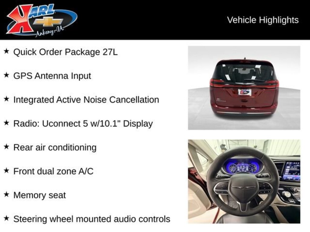 Used 2023 Chrysler Pacifica Touring L Minivan