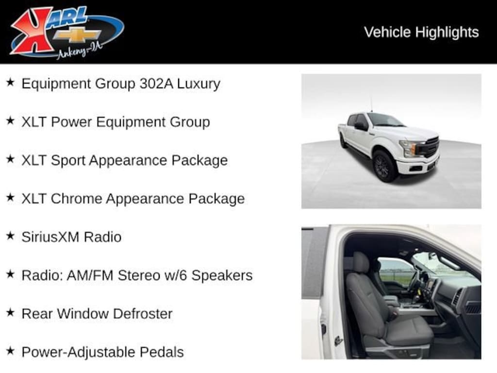 Used 2020 Ford F-150 XLT Truck Crew Cab