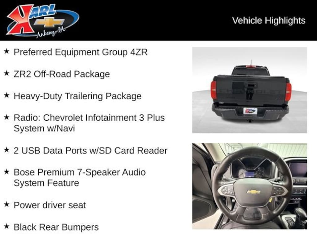 Used 2022 Chevrolet Colorado ZR2 Truck Crew Cab