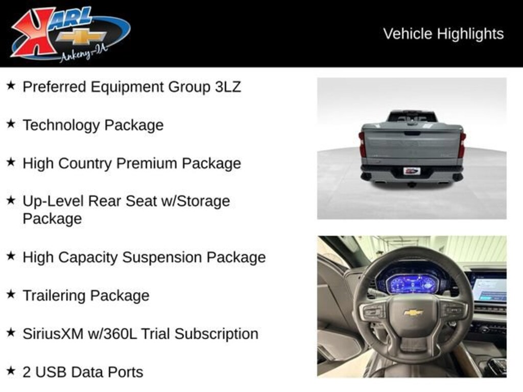 Used 2025 Chevrolet Silverado 1500 High Country Truck Crew Cab