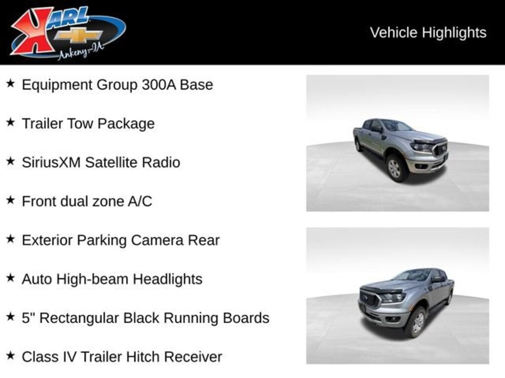 Used 2020 Ford Ranger XLT Truck SuperCrew