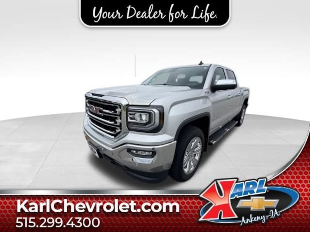 Used 2018 GMC Sierra 1500 SLT Truck Crew Cab