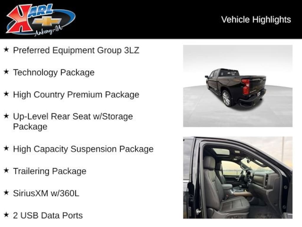 Used 2024 Chevrolet Silverado 1500 High Country Truck Crew Cab