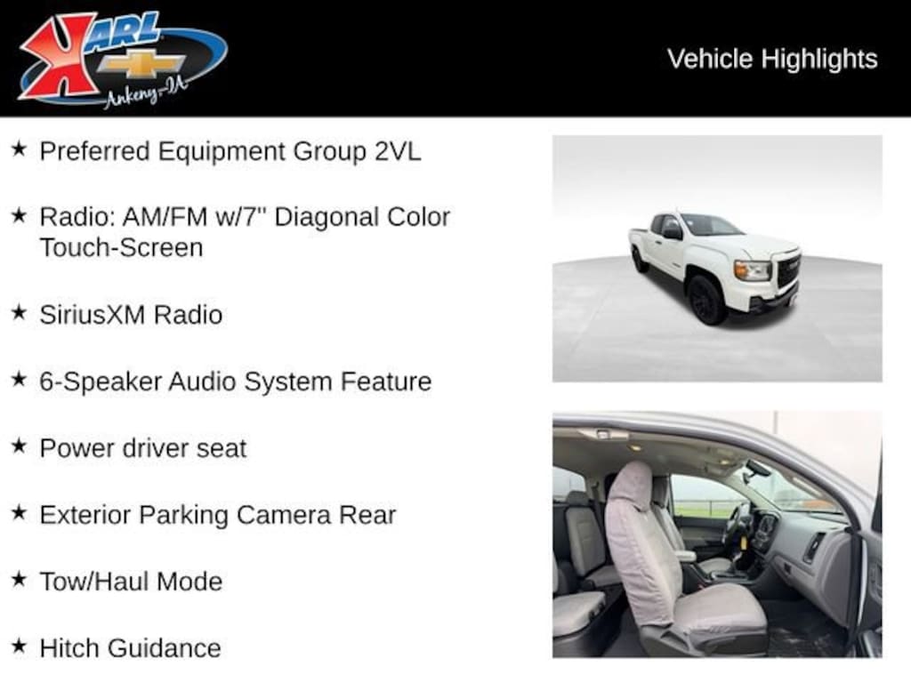 Used 2022 GMC Canyon Elevation Standard Truck Extended Cab