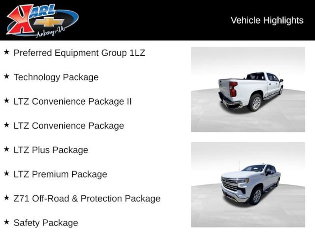 Used 2023 Chevrolet Silverado 1500 LTZ Truck Crew Cab