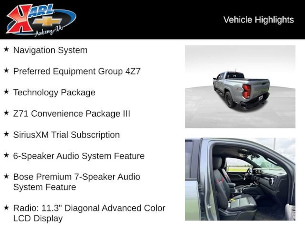 Used 2025 Chevrolet Colorado Z71 Truck Crew Cab