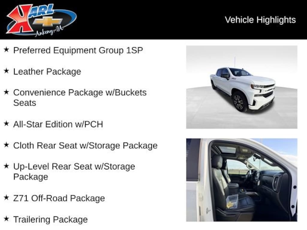 Used 2019 Chevrolet Silverado 1500 RST Truck Crew Cab