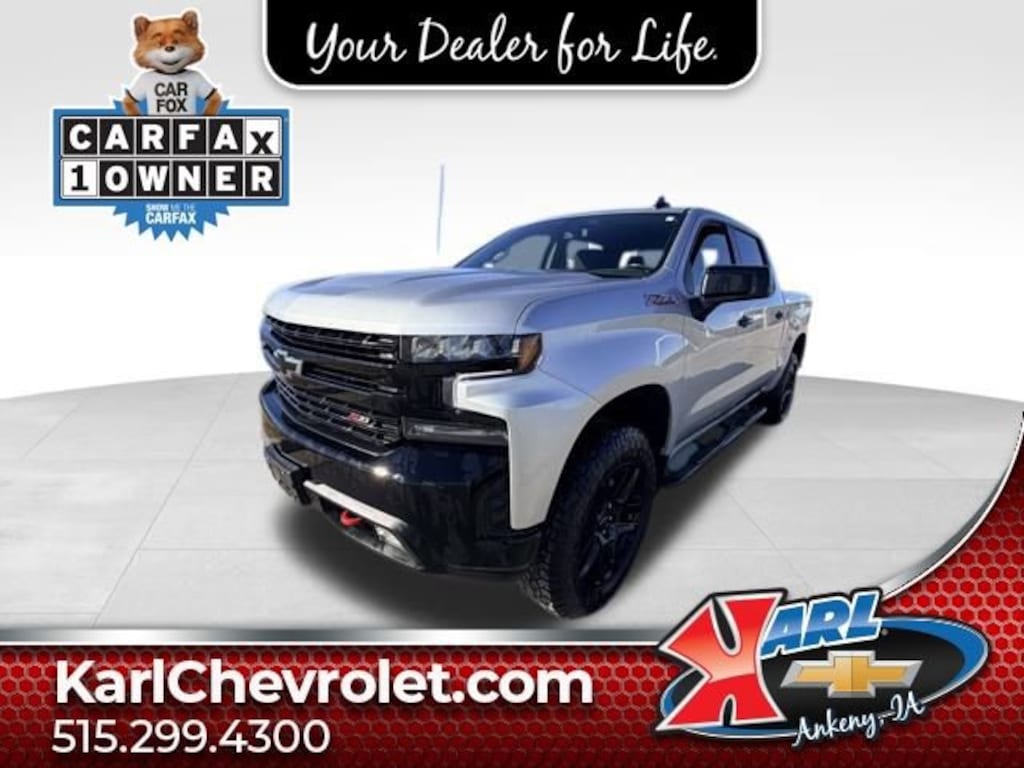 Used 2021 Chevrolet Silverado 1500 LT Trail Boss Truck Crew Cab