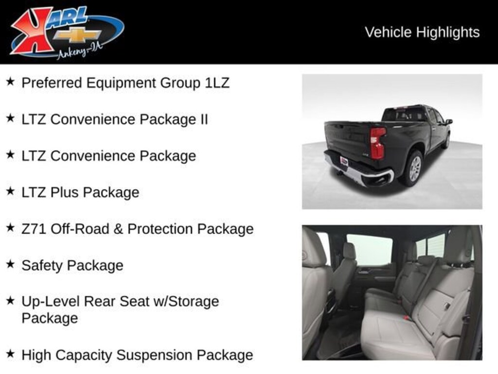 New 2026 Chevrolet Silverado 1500 LTZ Truck Crew Cab