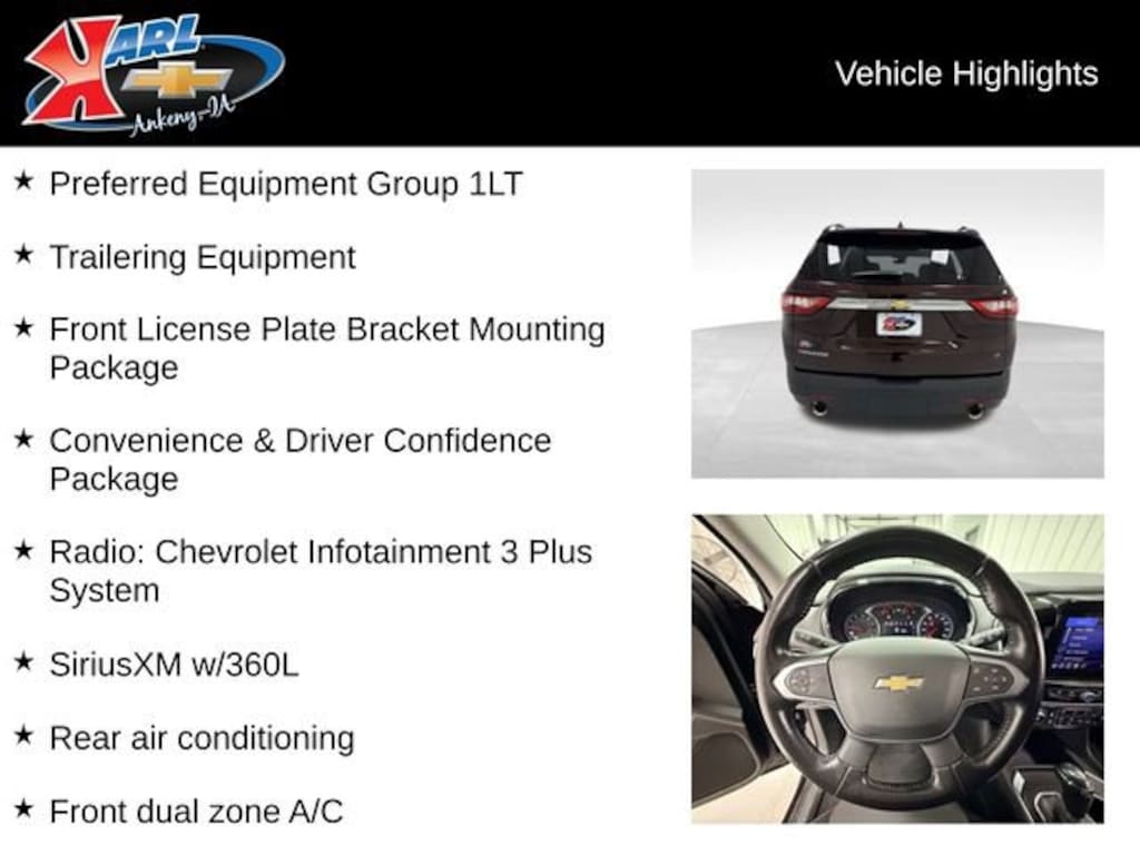 Used 2020 Chevrolet Traverse LT Cloth SUV