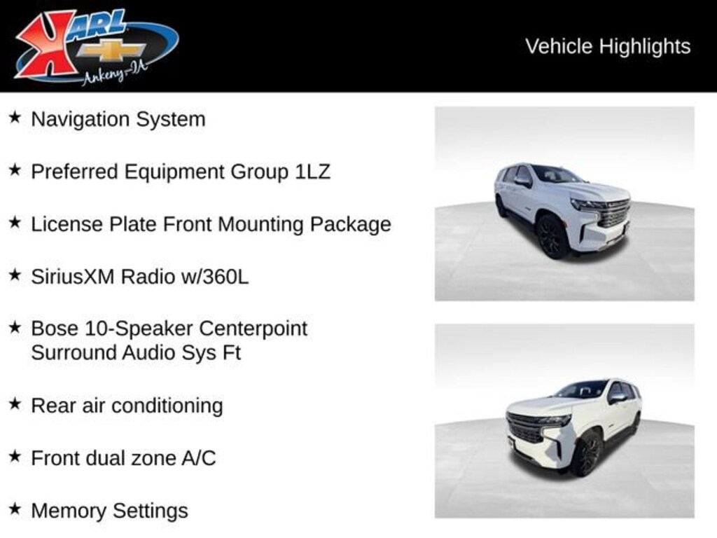 Used 2023 Chevrolet Tahoe Premier SUV