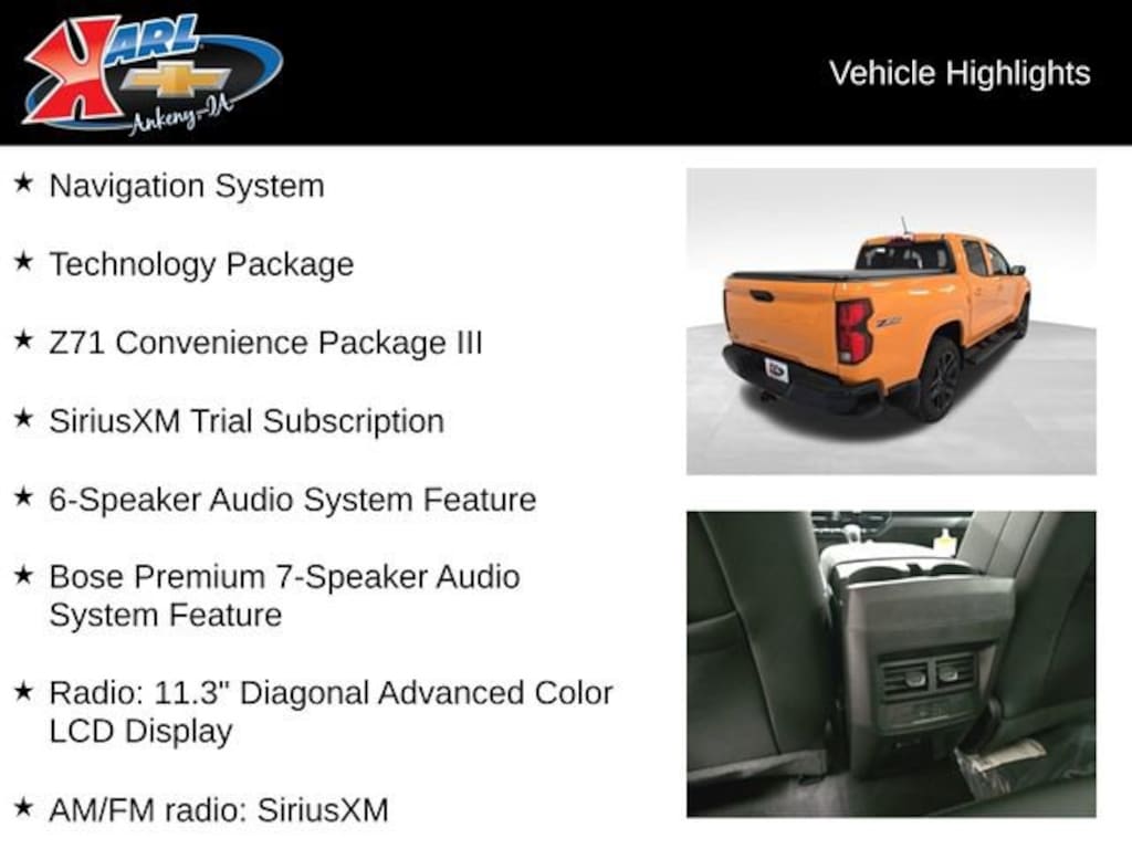 New 2025 Chevrolet Colorado Z71 Truck Crew Cab
