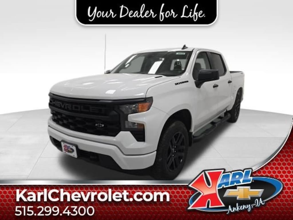 New 2026 Chevrolet Silverado 1500 Custom Truck Crew Cab