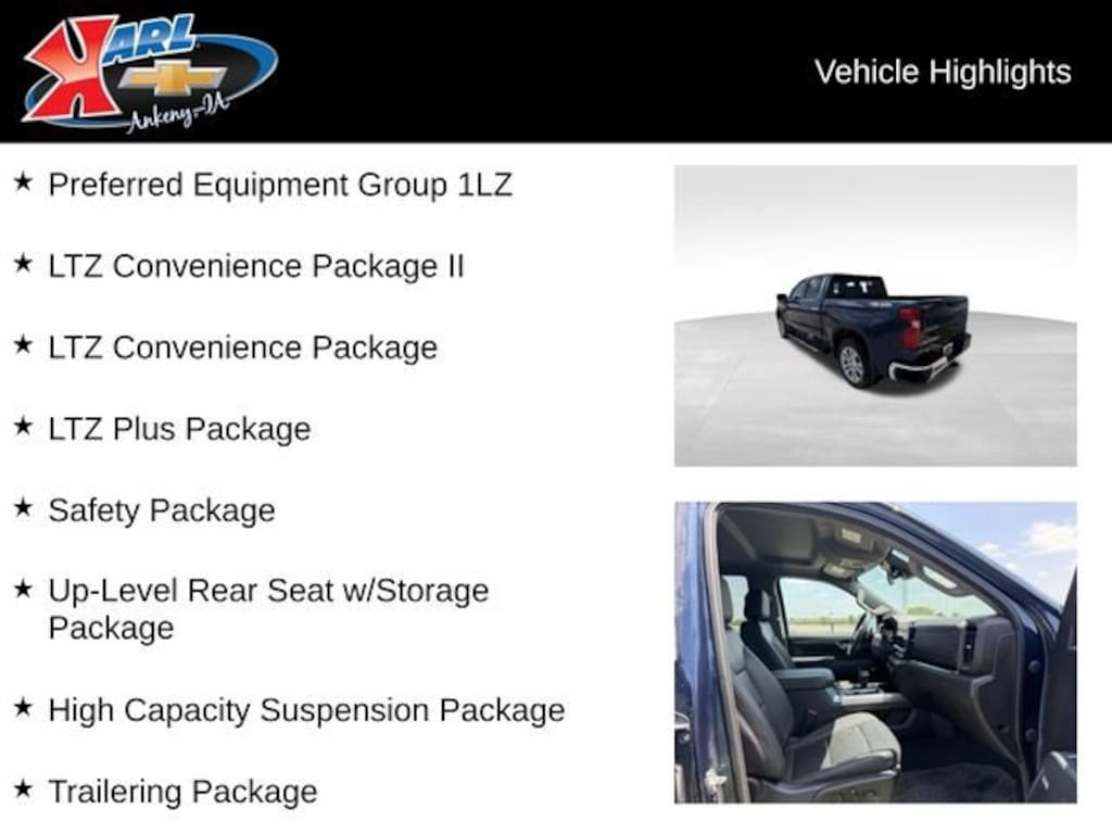 Used 2023 Chevrolet Silverado 1500 LTZ Truck Crew Cab