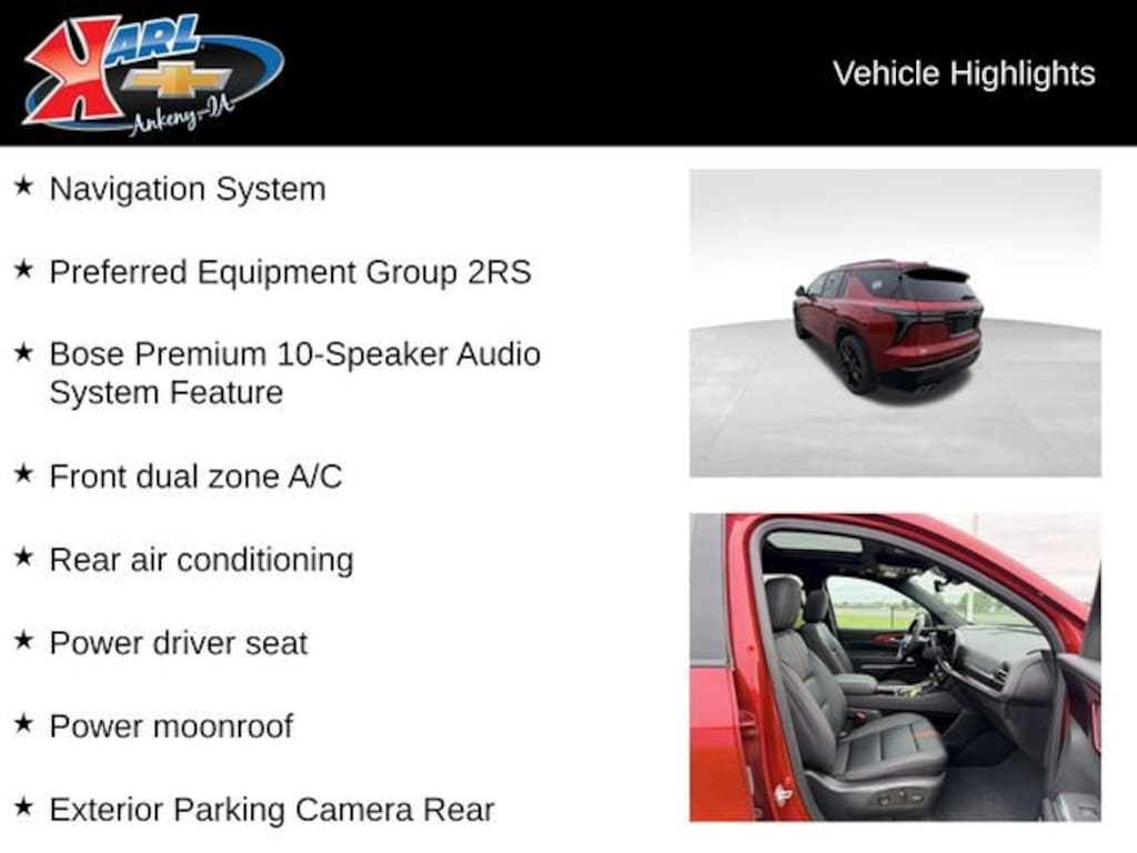 Used 2024 Chevrolet Traverse RS SUV