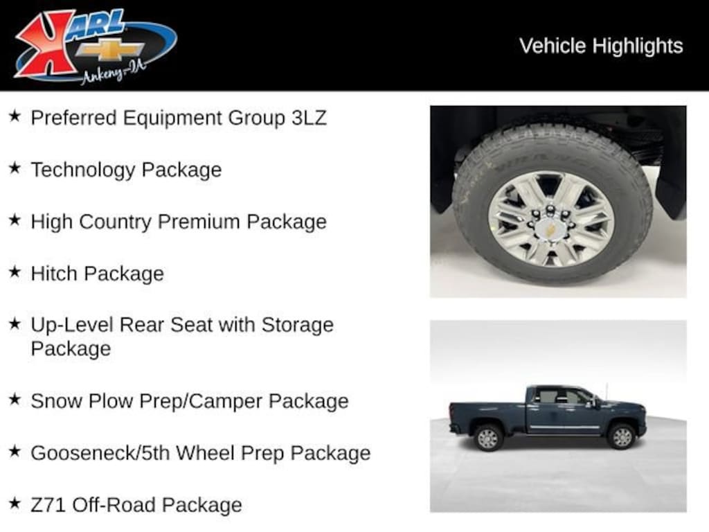 New 2026 Chevrolet Silverado 2500 HD High Country Truck Crew Cab