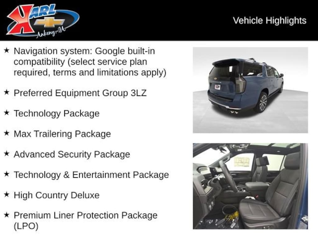 New 2026 Chevrolet Suburban High Country SUV