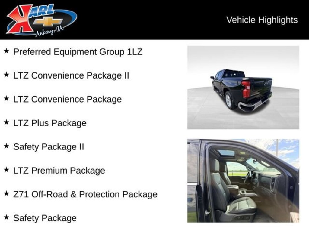 Used 2021 Chevrolet Silverado 1500 LTZ Truck Crew Cab
