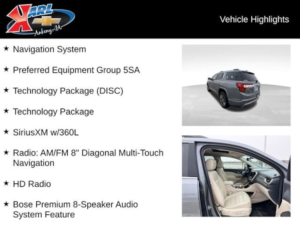 Used 2020 GMC Acadia Denali SUV