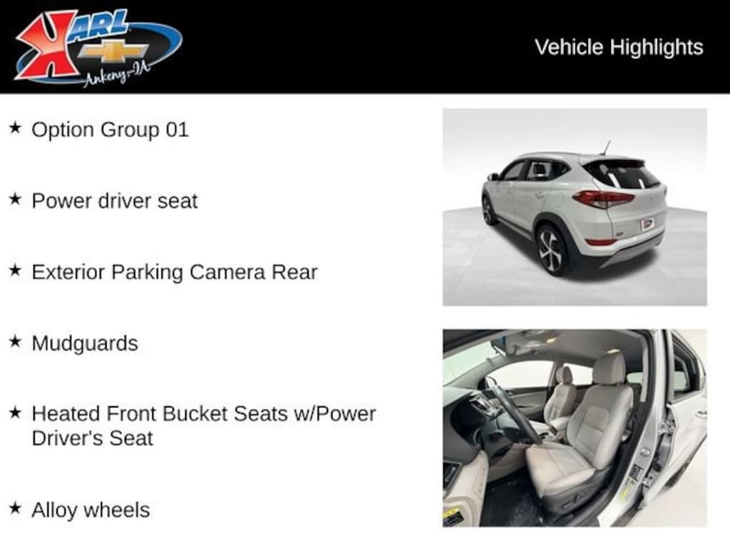 Used 2017 Hyundai Tucson Sport SUV