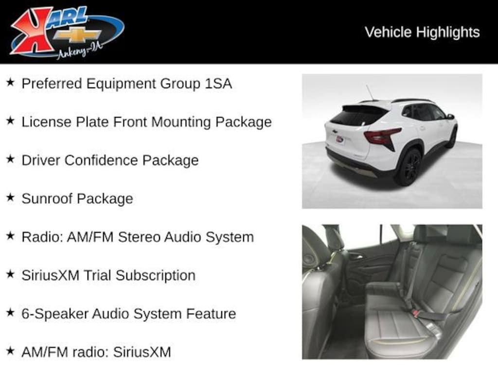 New 2025 Chevrolet Trax Activ SUV