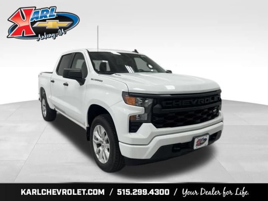 New 2026 Chevrolet Silverado 1500 Custom Truck Crew Cab