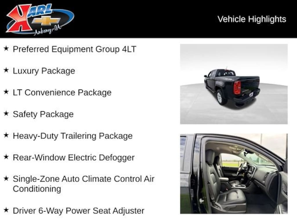 Used 2021 Chevrolet Colorado 4WD LT Truck Crew Cab