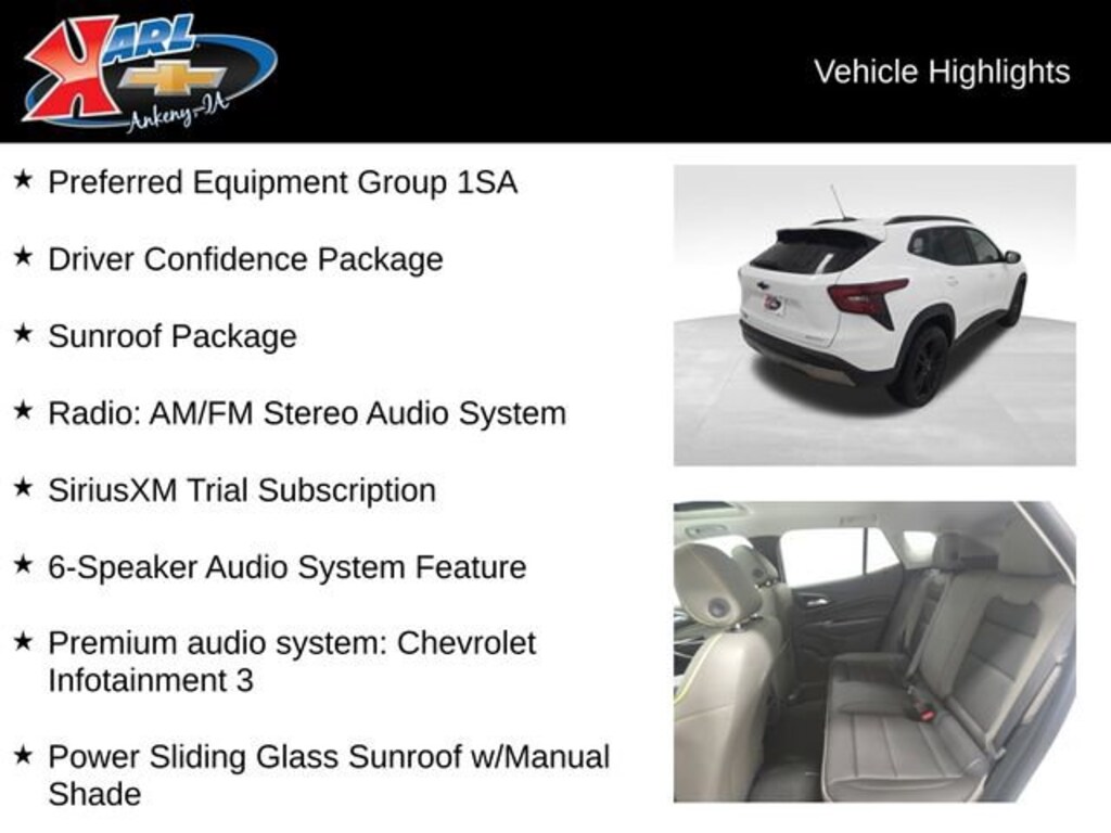 New 2026 Chevrolet Trax Activ SUV