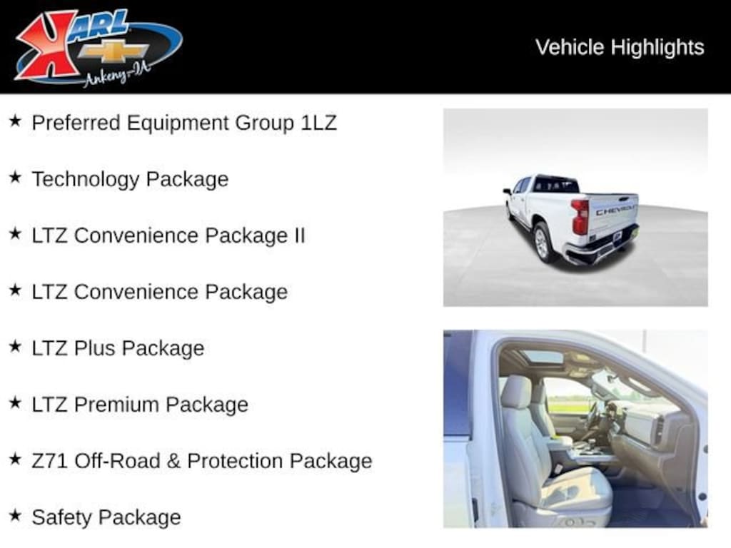 Used 2023 Chevrolet Silverado 1500 LTZ Truck Crew Cab