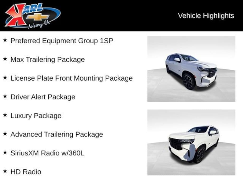 Used 2021 Chevrolet Tahoe RST SUV