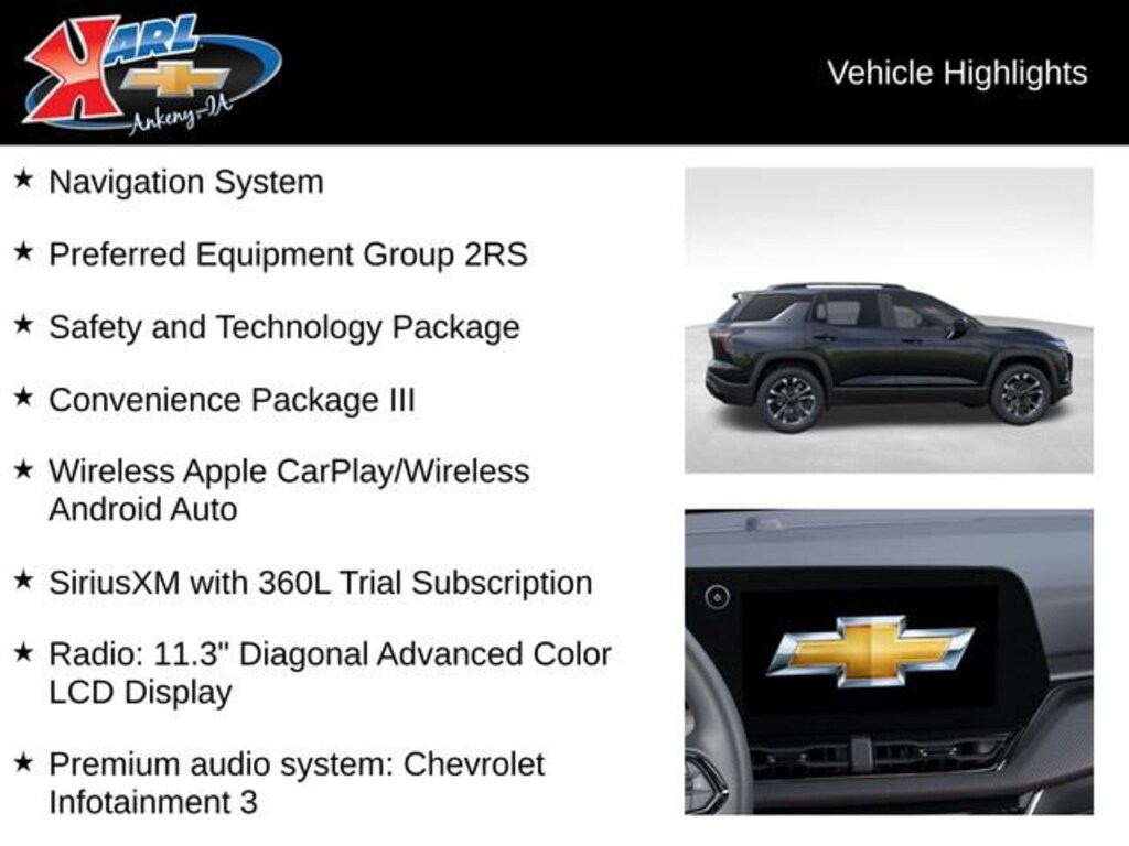 New 2027 Chevrolet Equinox RS SUV